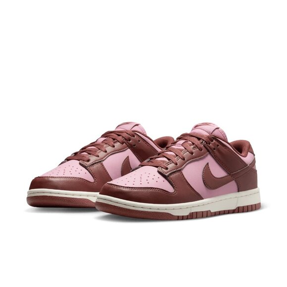 WOMENS NIKE DUNK LOW NEXT NATURE_WHITE/ELEMENTAL PINK DD1873-114-SIZE 9 - Picture 1 of 12